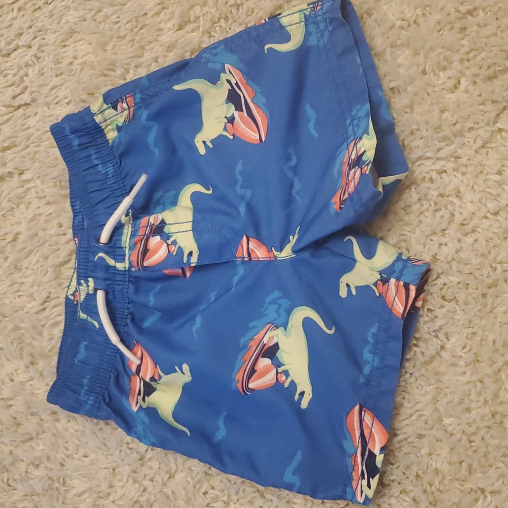 5 For $25 Carter's Dinosaur Print Swim Shorts Boys Size‎ 18 Months